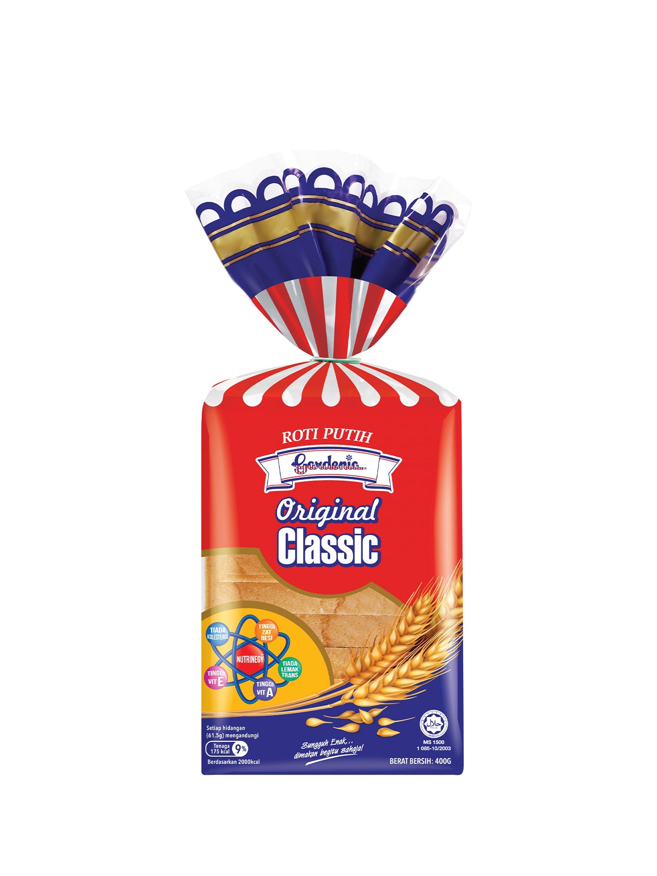GARDENIA ORIGINAL CLASSIC  WHITE 400G