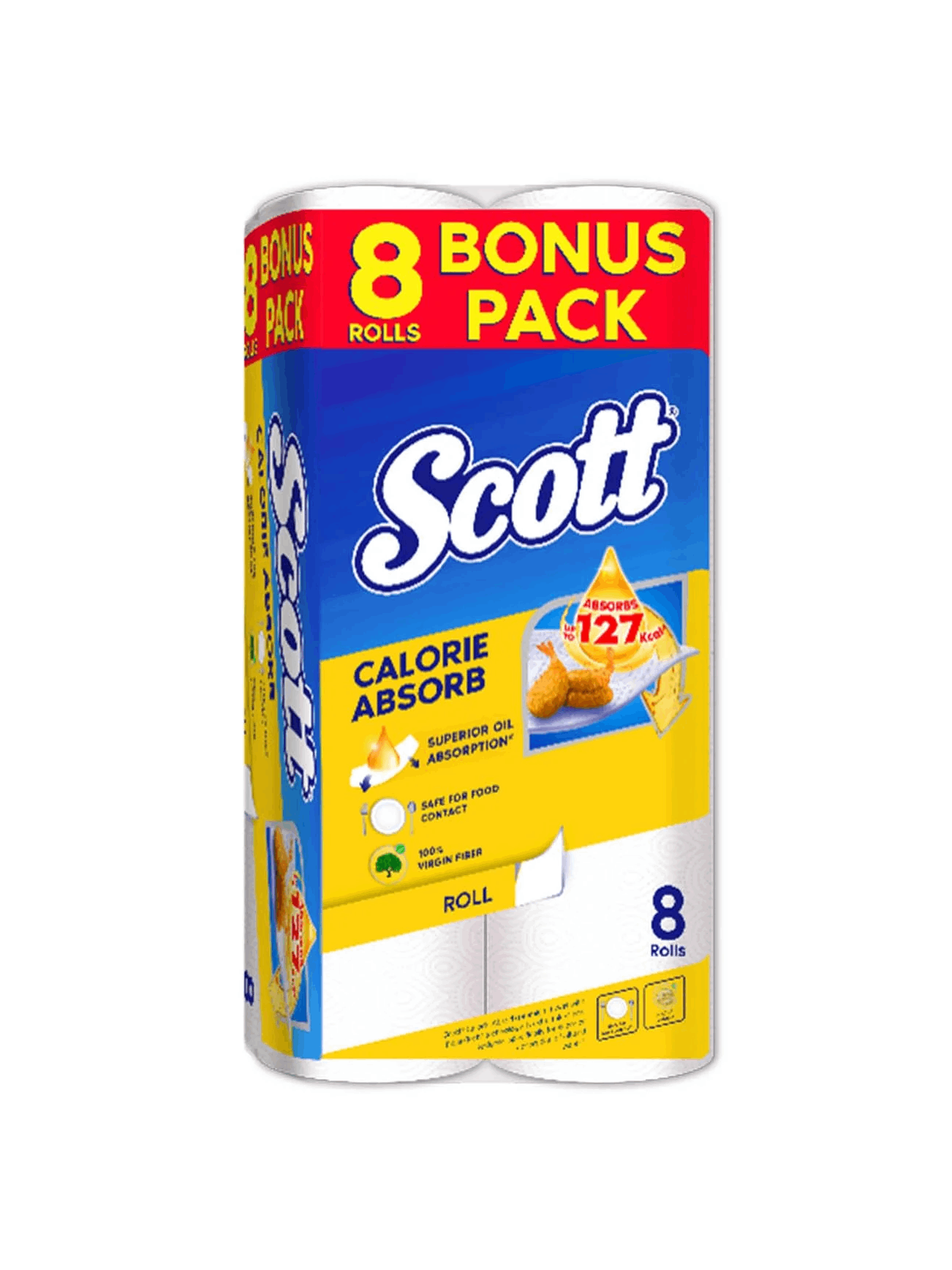 SCOTT CALORIE LIGHT KITCHEN TOWEL 50SX8 ROLLS